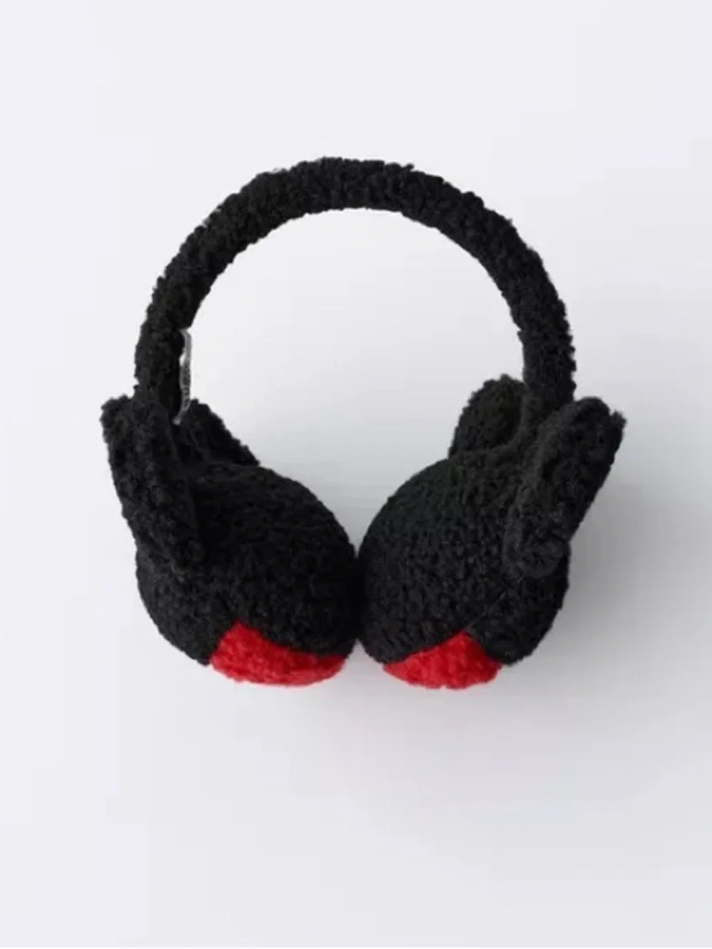 NWT Zara Kids SHEARLING MICKEY MOUSE  DISNEY EARMUFFS 6 - 14